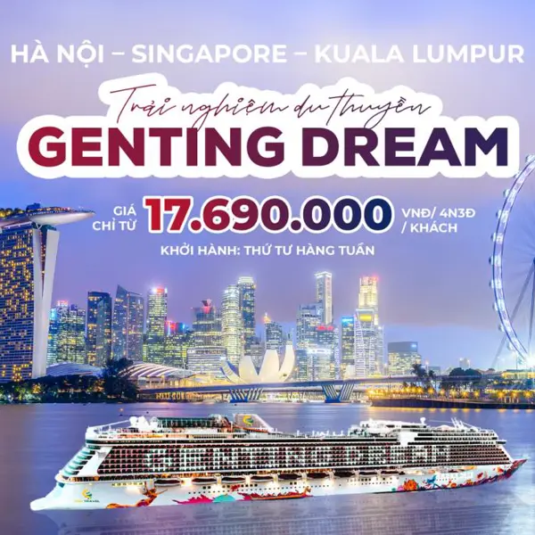 Hà Nội/Tp.hcm - Singapore Du Thuyền 4 Ngày 3 Đêm