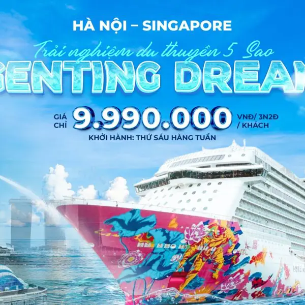 Hà Nội/Tp.hcm - Singapore Du Thuyền 4 Ngày 3 Đêm