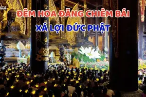 Đêm hoa đăng chiêm bái xá lợi Đức Phật tại chùa Tam Chúc: Khi tâm linh kết hợp cùng nghệ thuật