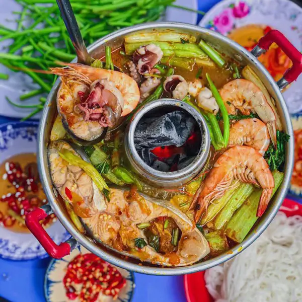 Ẩm thực Hậu Giang : Lẩu cù lao - Món ăn tinh túy đại diện cho nét ẩm thực trù phú miền sông nước