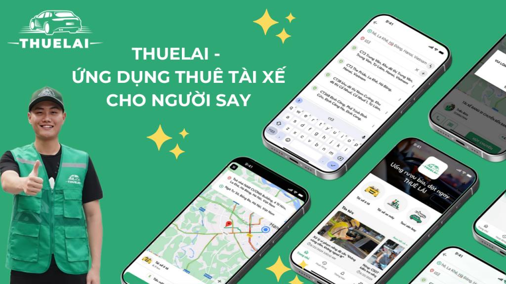 App lái xe hộ khi say tốt nhất hiện nay