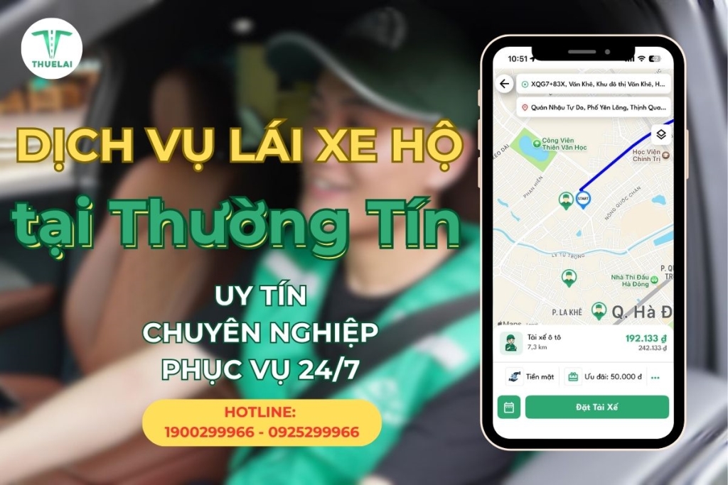 Lái xe hộ tại Thường Tín giá rẻ 24/7