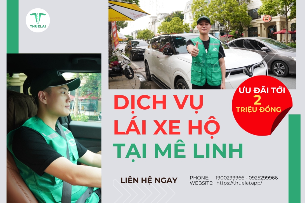 Lái xe hộ tại Mê Linh - Dịch vụ chuyên nghiệp, phục vụ 24/7