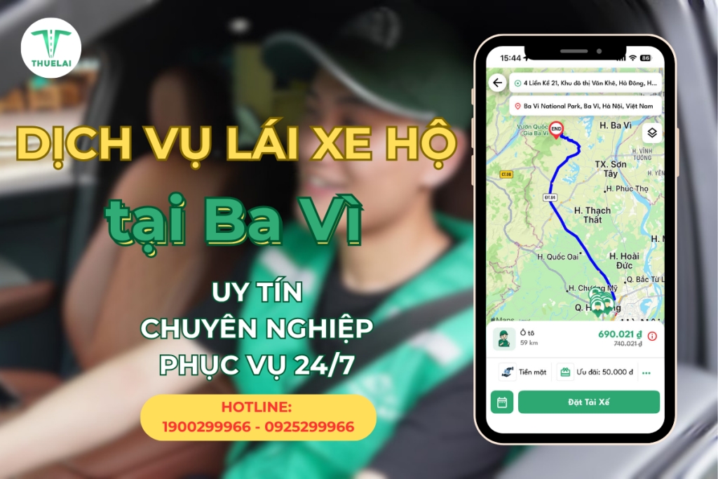 Lái xe hộ tại Ba Vì - Giải pháp di chuyển an toàn, tiết kiệm và nhanh chóng