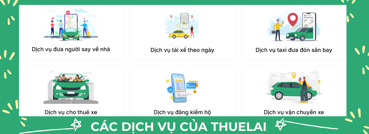 Các dịch vụ hiện có của THUELAI