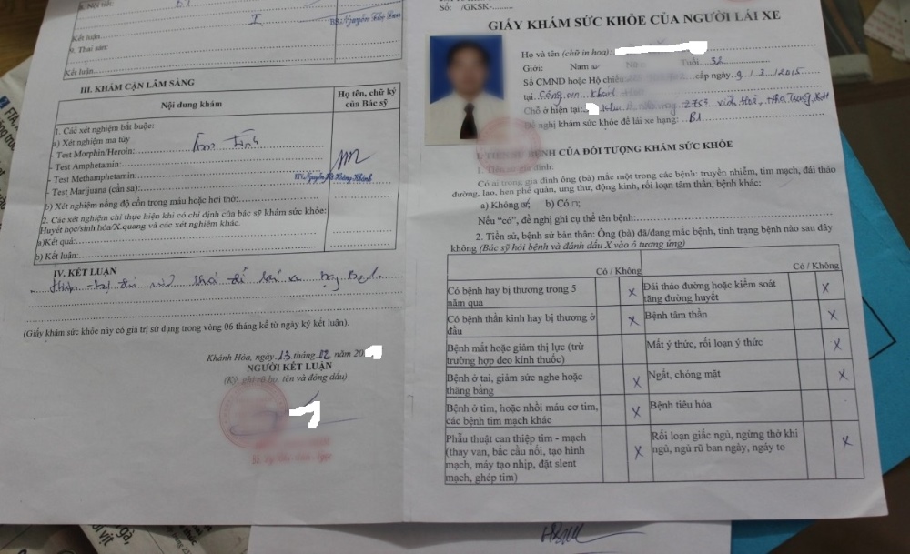 Hồ sơ đăng ký tài xế lái xe
