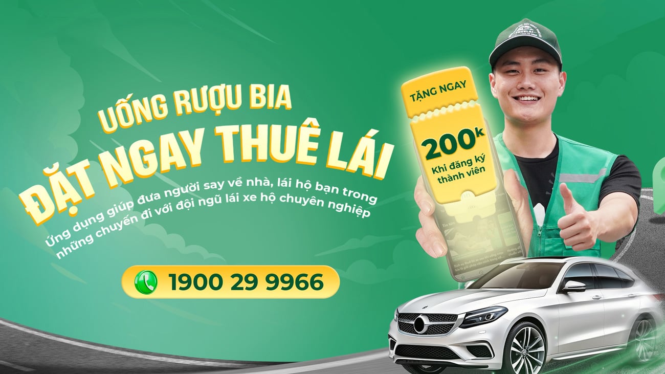 Thuê Lái - Ứng dụng lái xe hộ cho người say