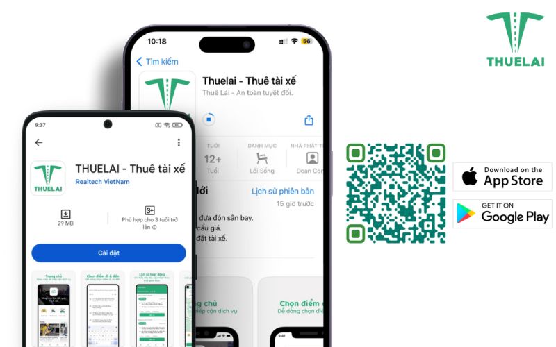 App Thuê Lái đã được phát triển để phục vụ nhu cầu di chuyển an toàn