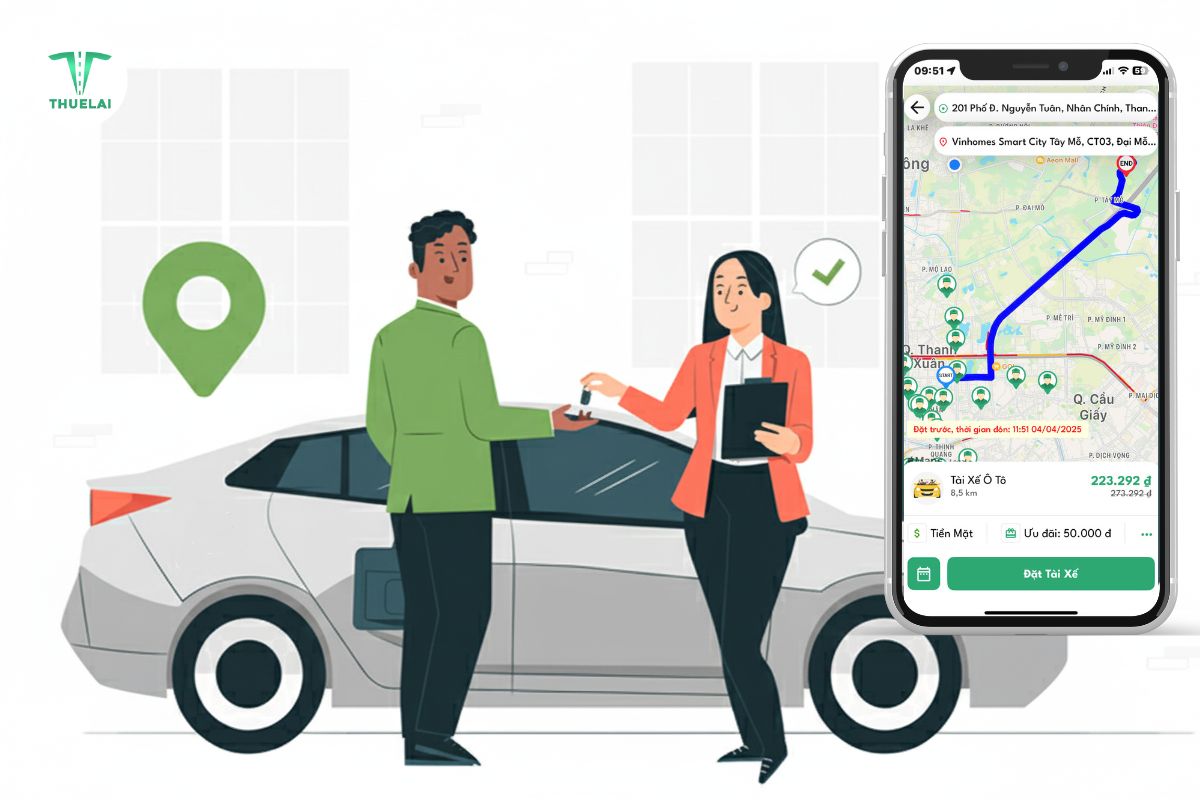 Yếu tố an toàn của ứng dụng đặt tài xế lái hộ
