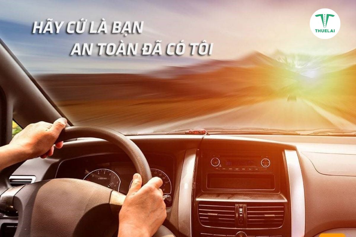 Khách hàng có thể yên tâm di chuyển với Thuê Lái