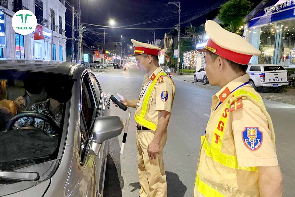 Xử phạt nồng độ cồn khi tham gia giao thông