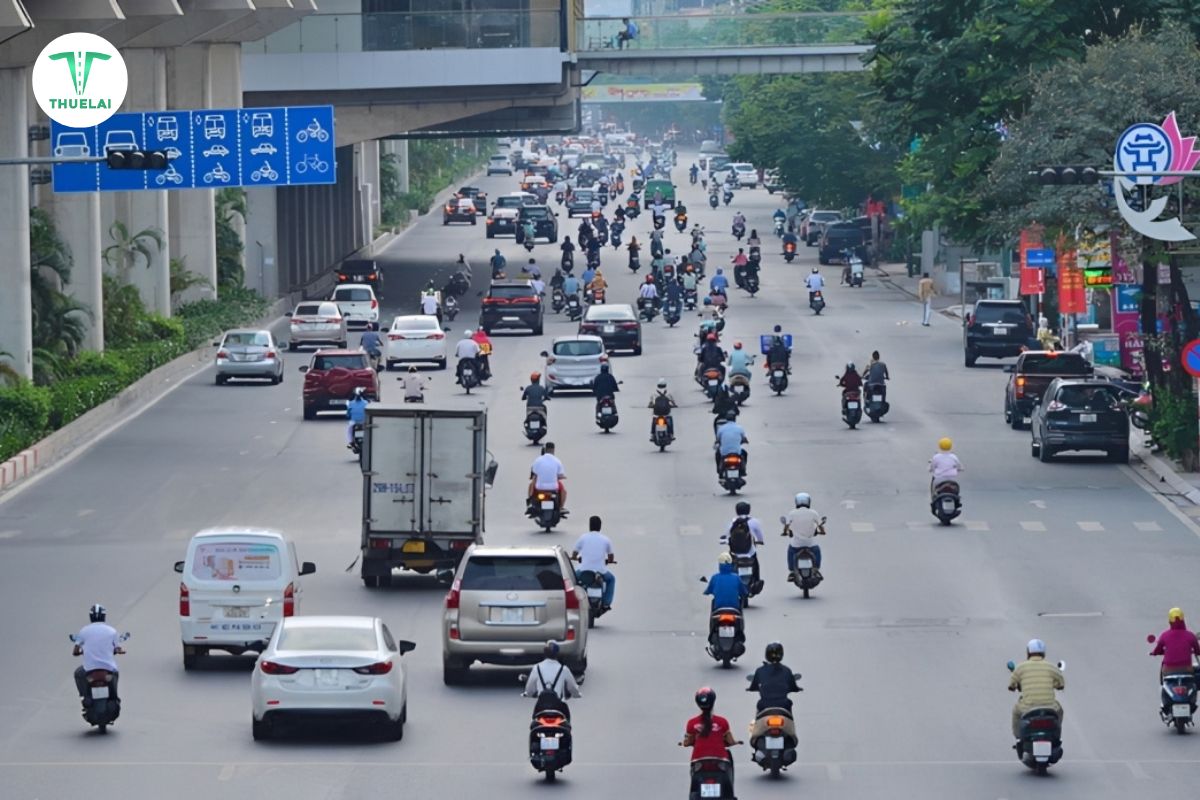 Hình thức di chuyển phổ biến tại Sóc Sơn