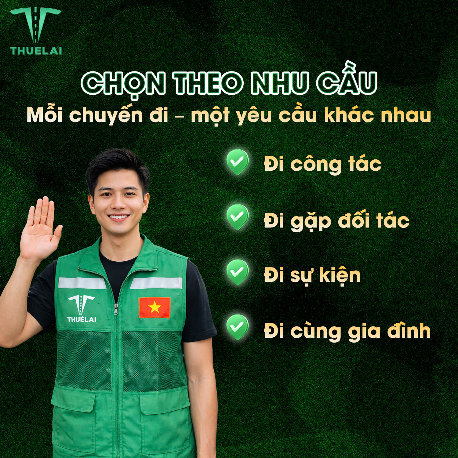 Dịch vụ lái xe hộ của ThueLai