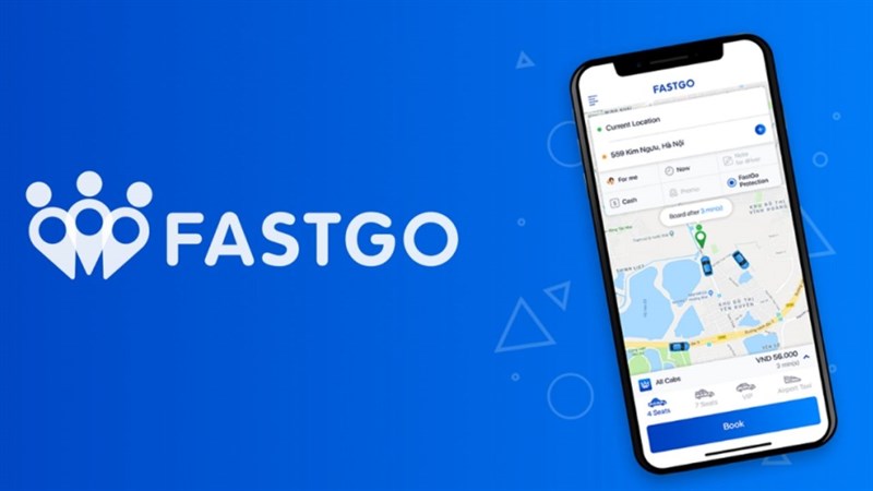 Giao diện ứng dụng FastGo