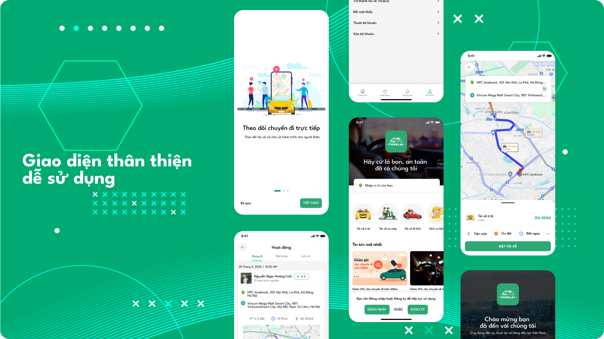 App có giao diện thông minh, dễ sử dụng