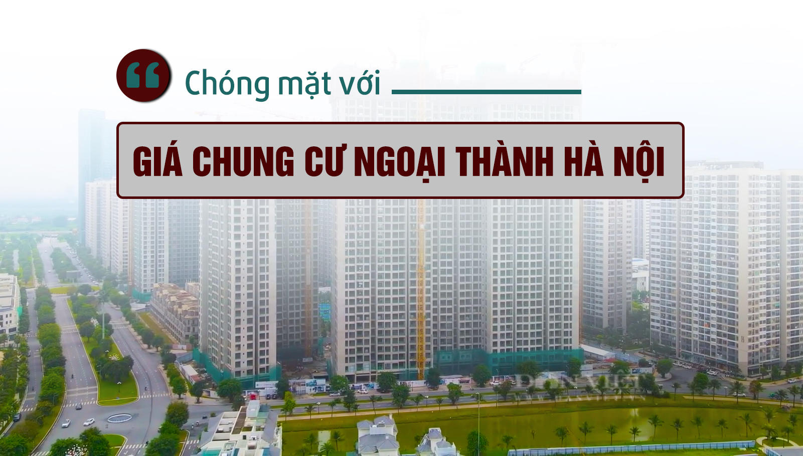 Chóng mặt với giá căn hộ chung cư ngoại thành Hà Nội