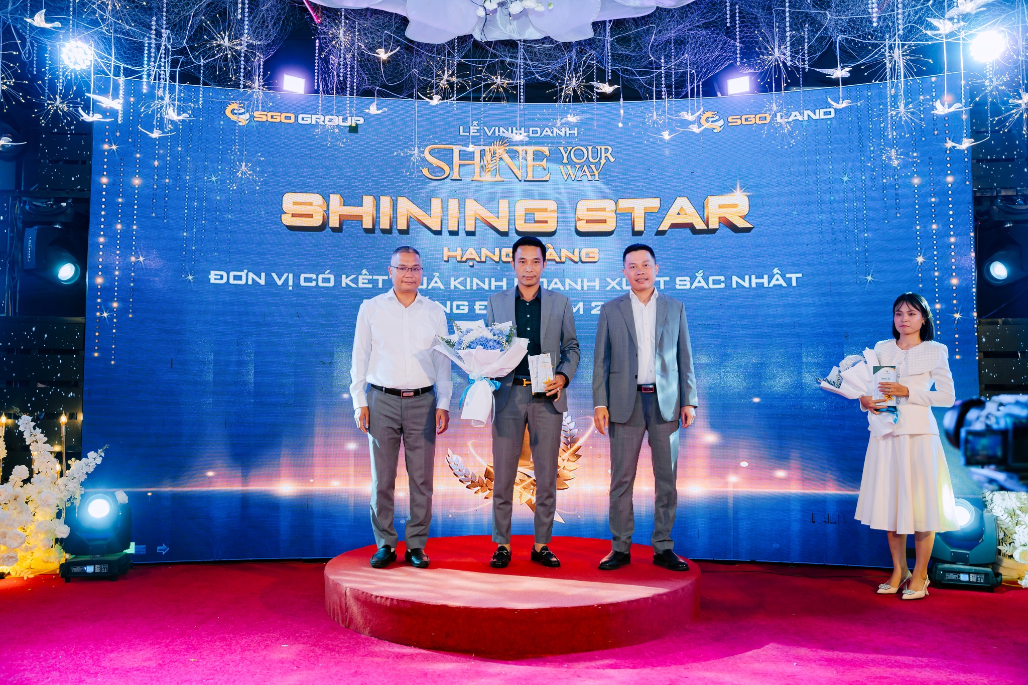 Địa ốc SGO – Đơn vị đạt doanh số top 1 hệ thống, được vinh danh tại hạng mục Shining Star.