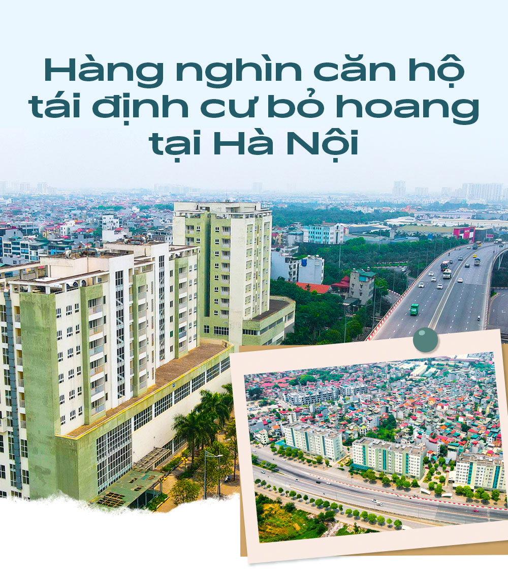 Nhà tái định cư bỏ hoang tại Hà Nội