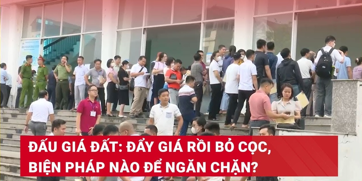 Đấu giá đất rồi bỏ cọc