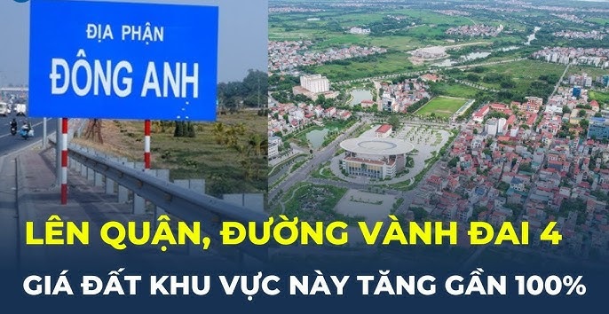 Đất nền Đông Anh và tốc độ tăng giá đáng kinh ngạc