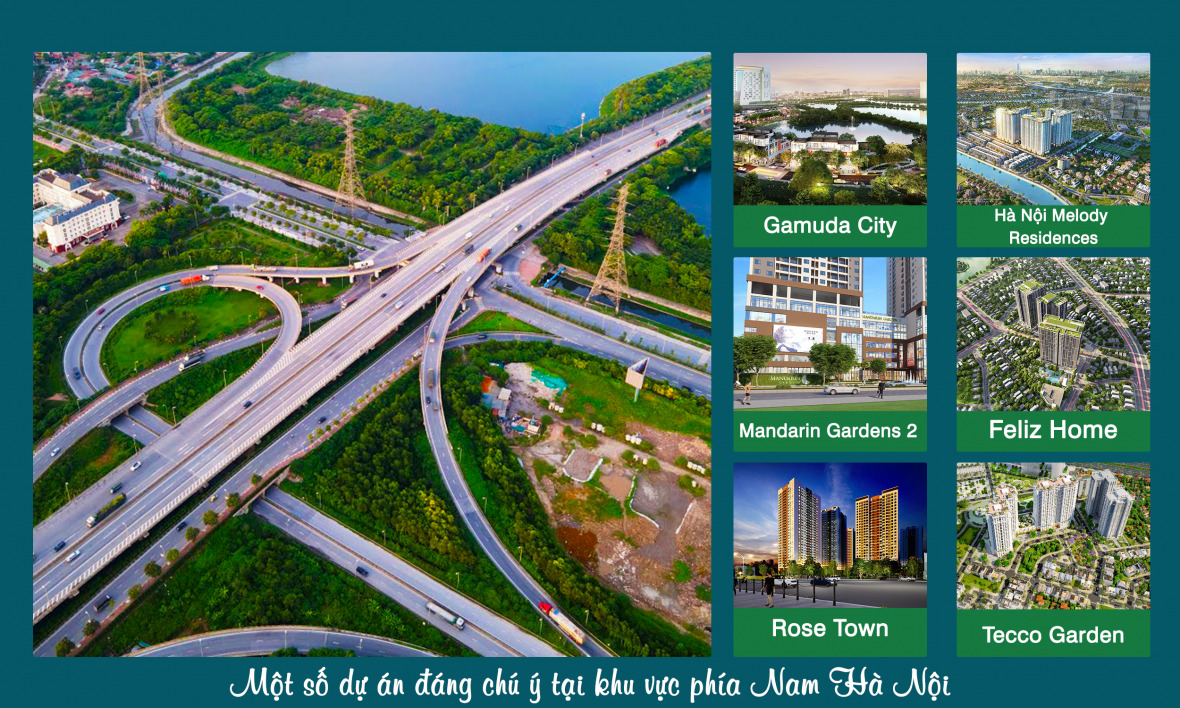 Một số dự án bất động sản nổi bật khu vực phía Nam thành phố