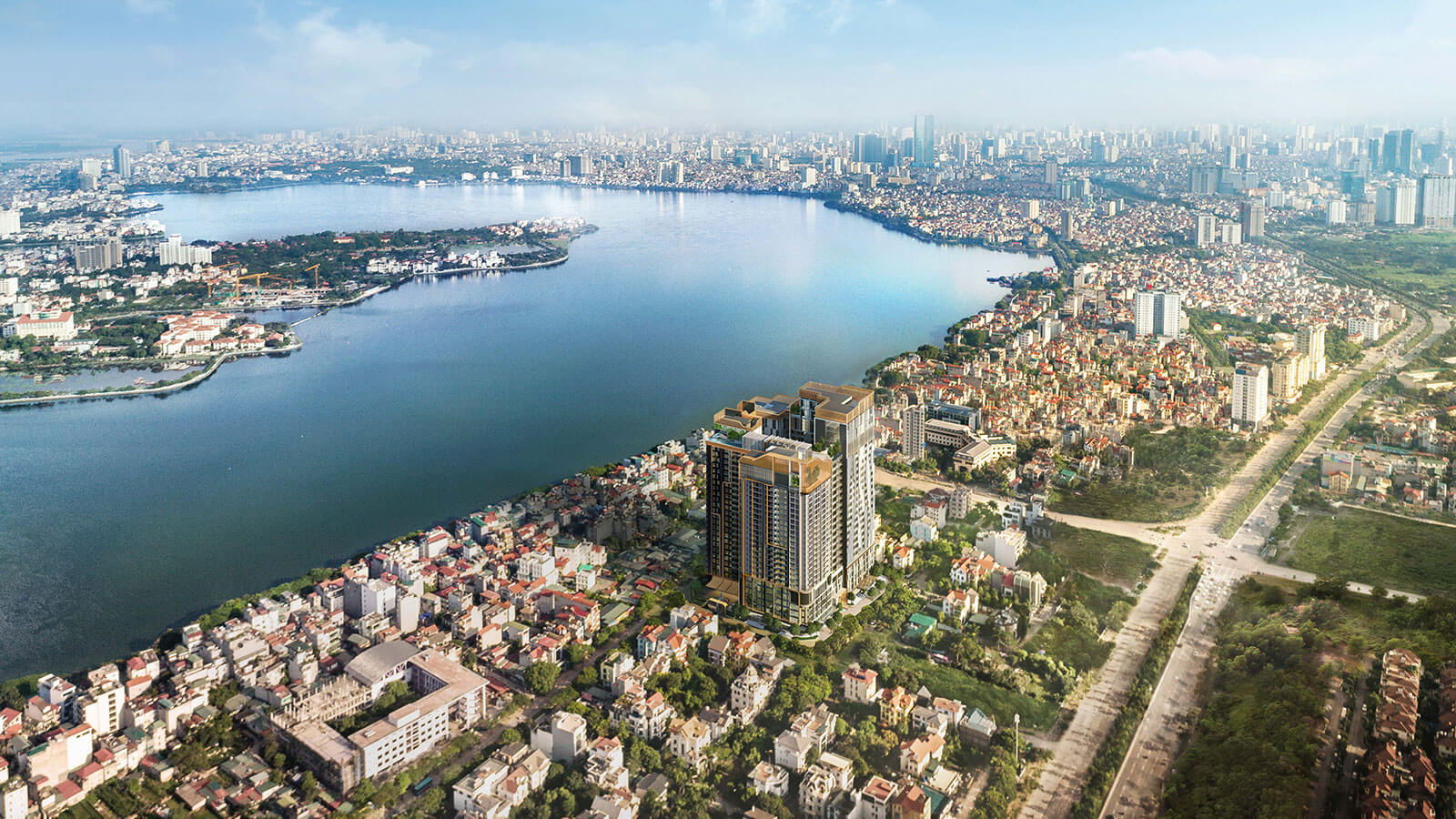 Bất động sản phía Tây Hồ Tây sở hữu vị trí 