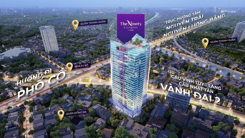 The Ninety Complex - Dự án đô thị tích hợp hệ thống giao thông công cộng