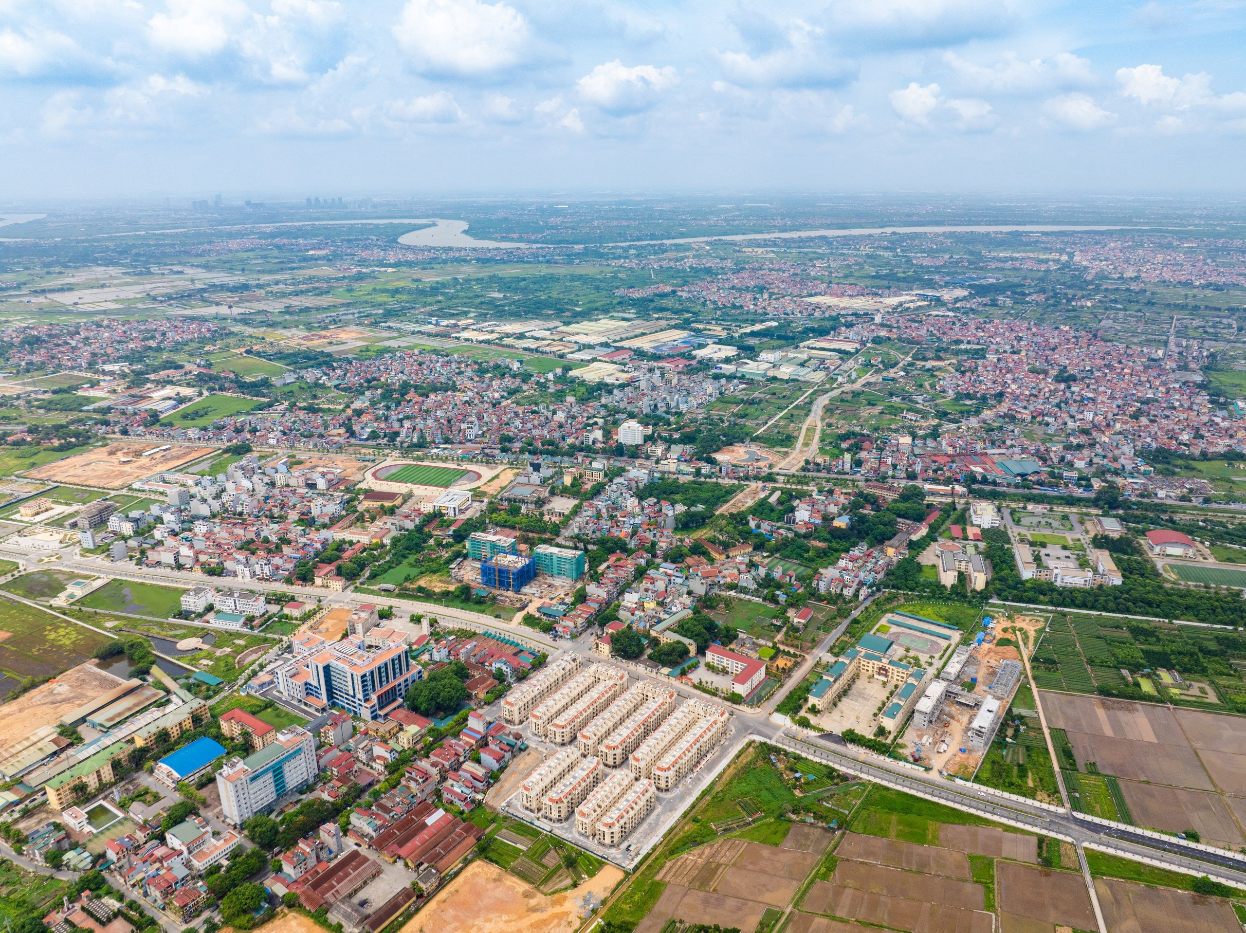 Giá nhà thấp tầng vùng ven Hà Nội vẫn tăng mạnh