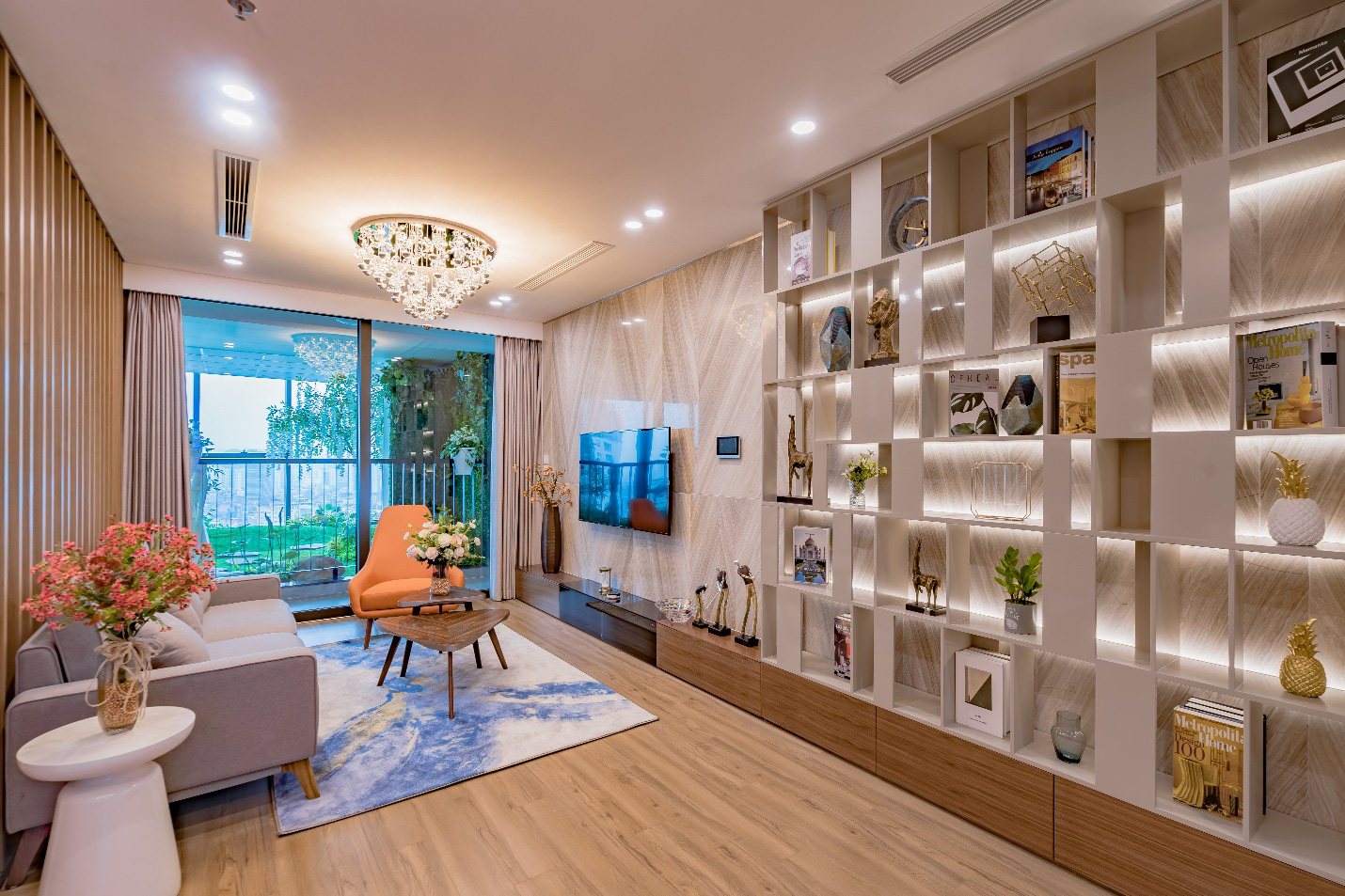 Nội thất căn hộ tiện nghi, tối giản tại The Ninety Complex