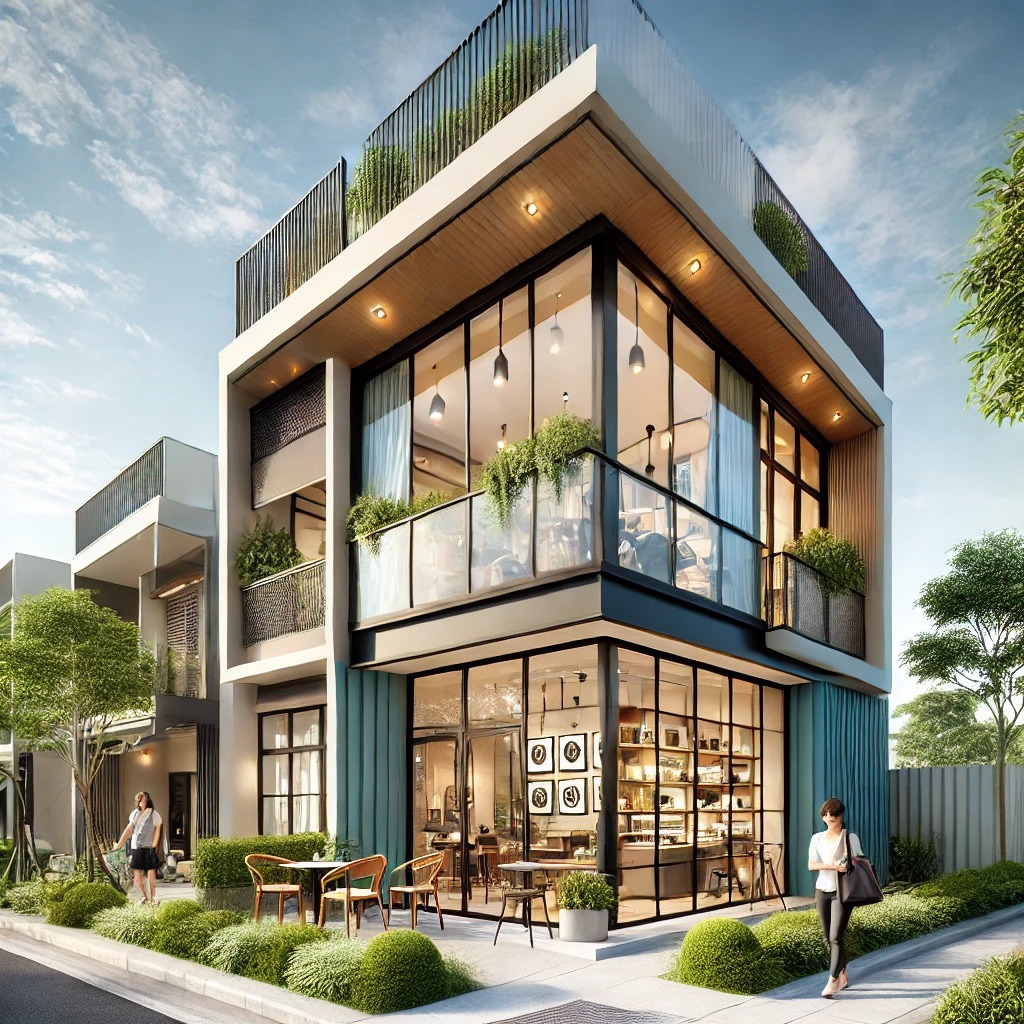 Shophouse vừa đảm bảo tính thẩm mỹ vừa đảm bảo phong thủy tốt