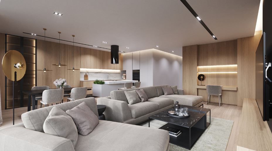 Phối màu cho thiết kế nội thất hiện đại