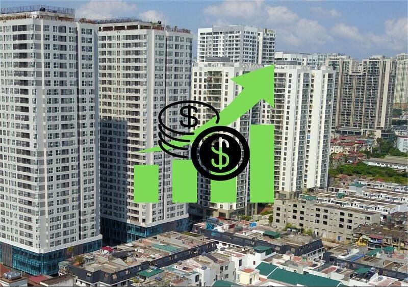 Giá bán căn hộ tiếp tục tăng