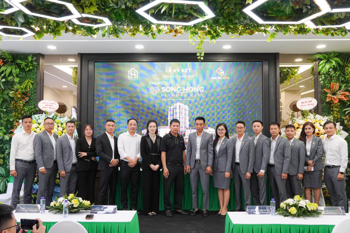 Lễ ký kết Tổng đại lý dự án Chung cư Song Hong Diamond City
