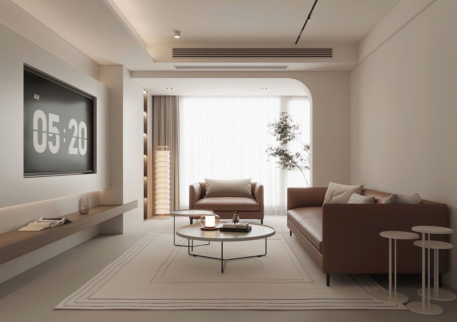 Trần giật cấp đơn giản