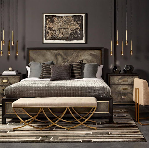 Phòng ngủ theo phong cách Art Deco