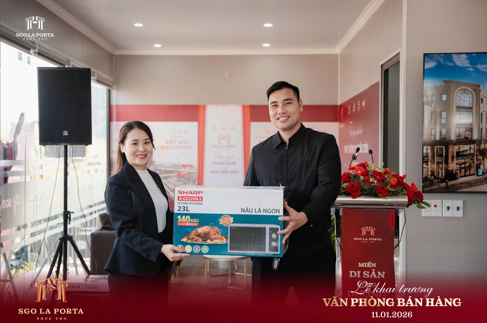 Dự án SGO La Porta Phúc Thọ khai trương văn phòng bán hàng