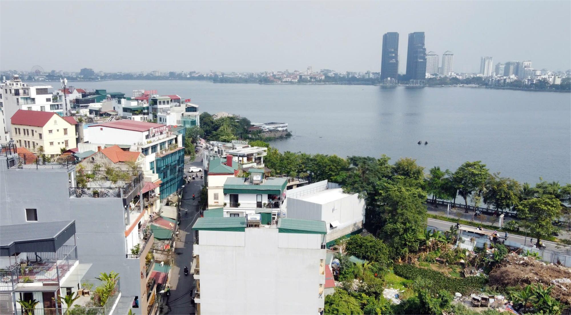 Giá bất động sản ven hồ Tây