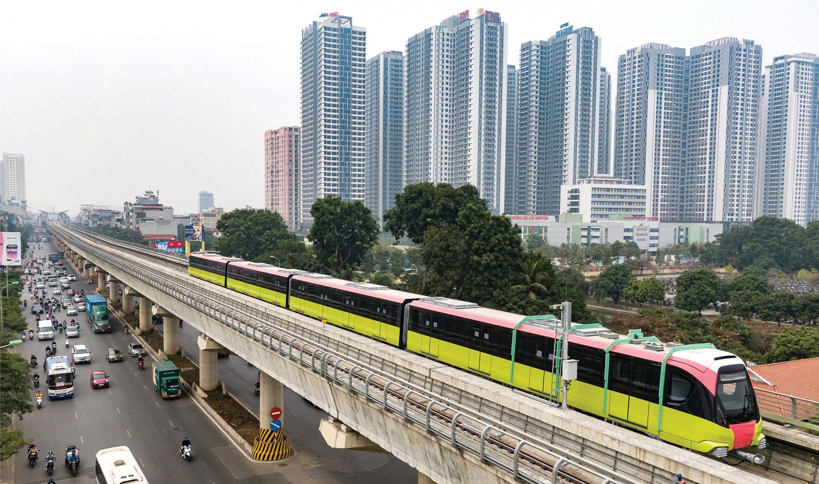 Hệ thống tàu điện thúc đẩy bất động sản phát triển