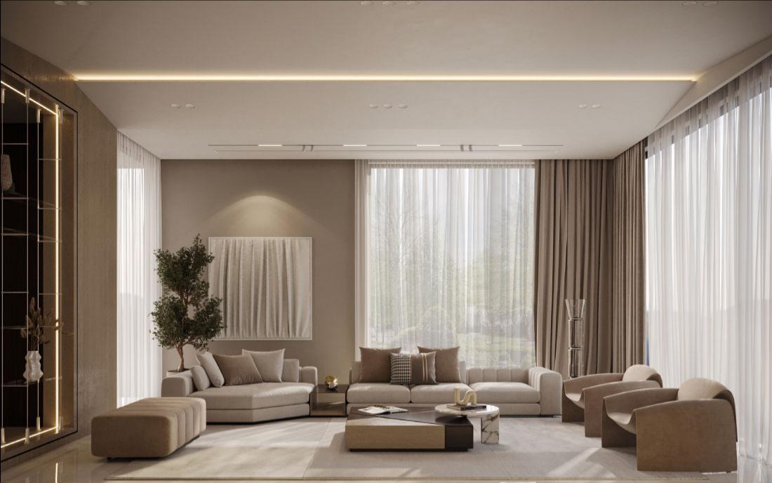 Chọn màu sắc phòng khách theo hướng nhà