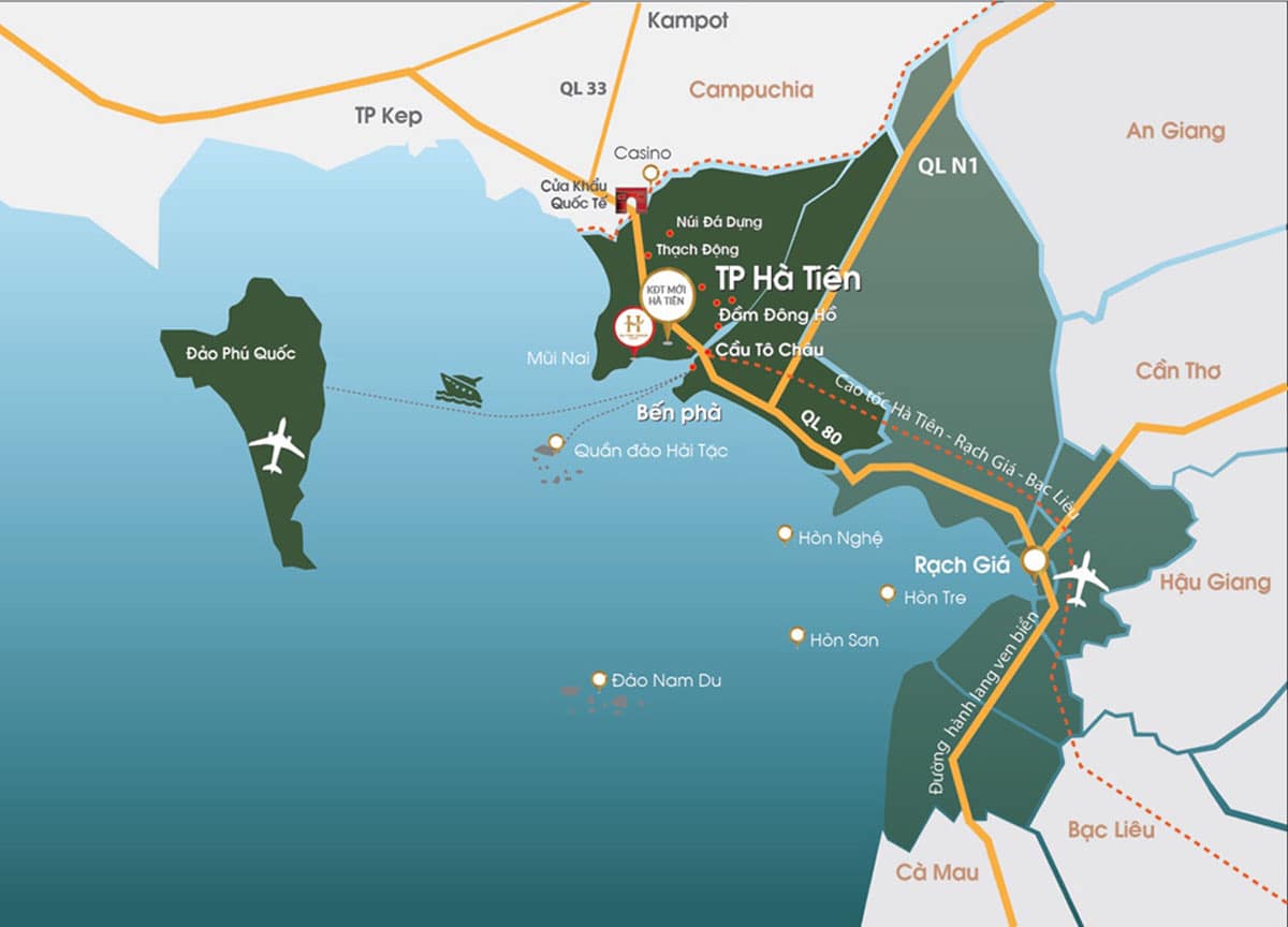 Phương án đầu tư tuyến cao tốc Hà Tiên - Rạch Giá - Bạc Liêu