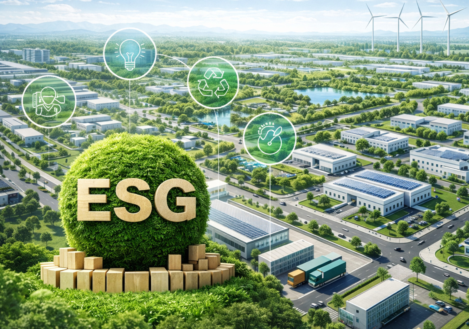 Các dự án bất động sản công nghiệp bắt buộc phải hiện thực hóa tiêu chuẩn ESG