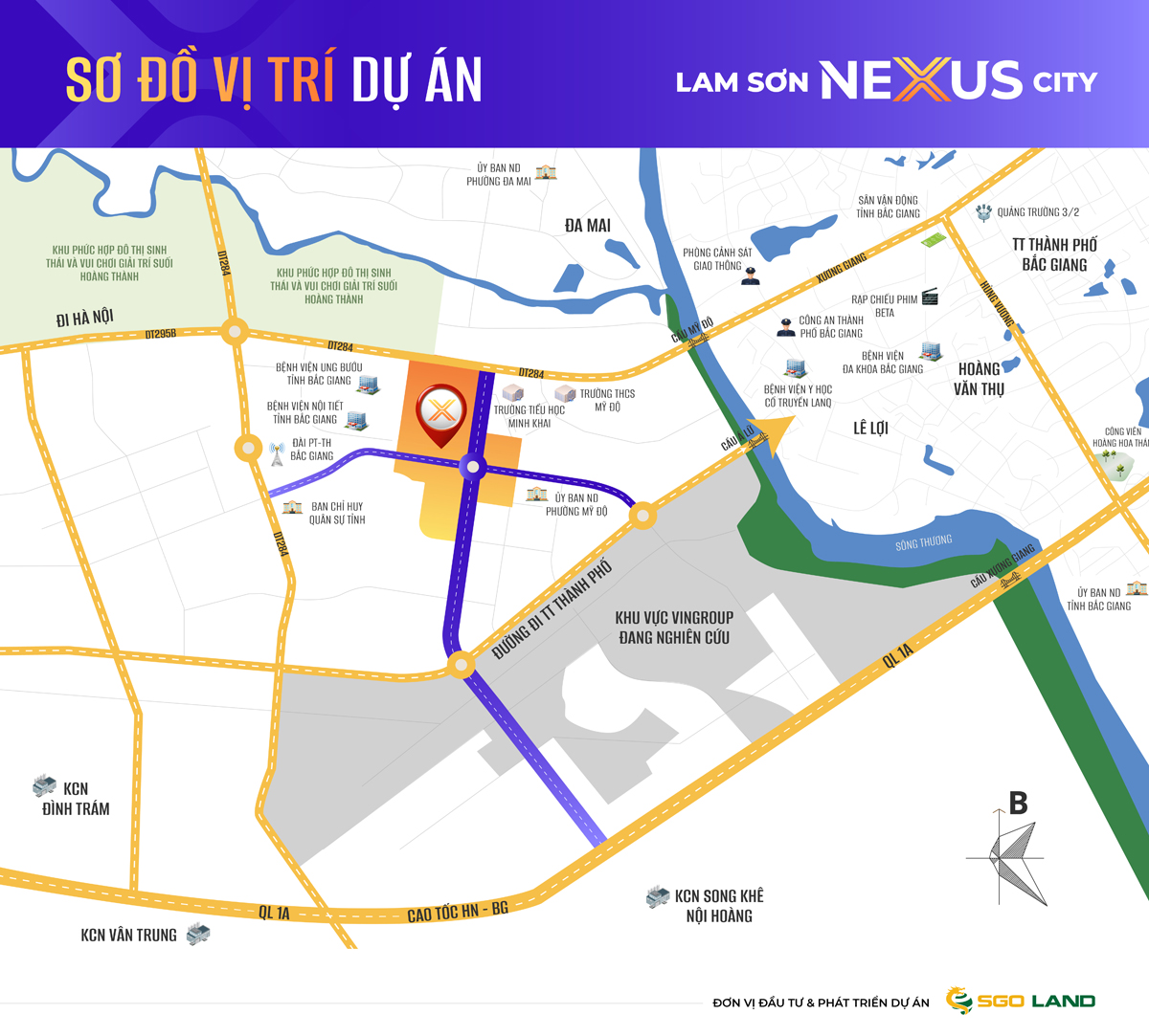Mặt bằng tổng thể dự án Lam Sơn Nexus City