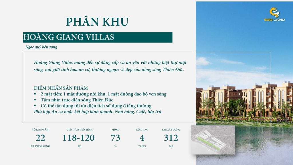 Phân khu Hoàng Giang Villas