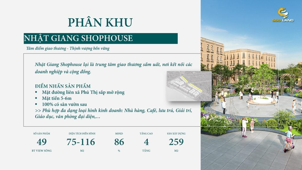 Phân khúc Nhật Giang Villas