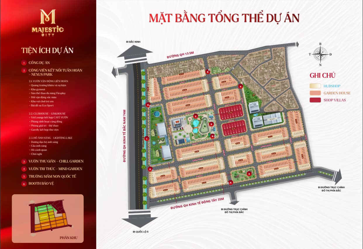 Dự án Majestic City mặt bằng