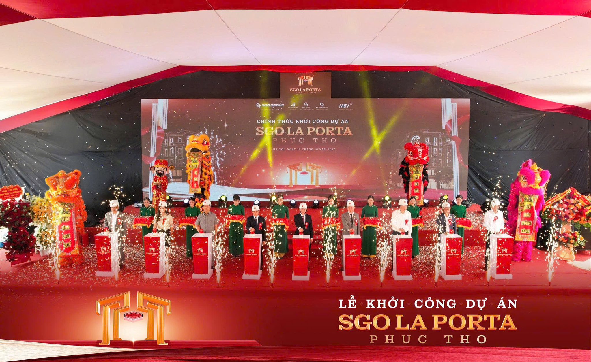 Lễ khởi công dự án SGO La Porta Phúc Thọ