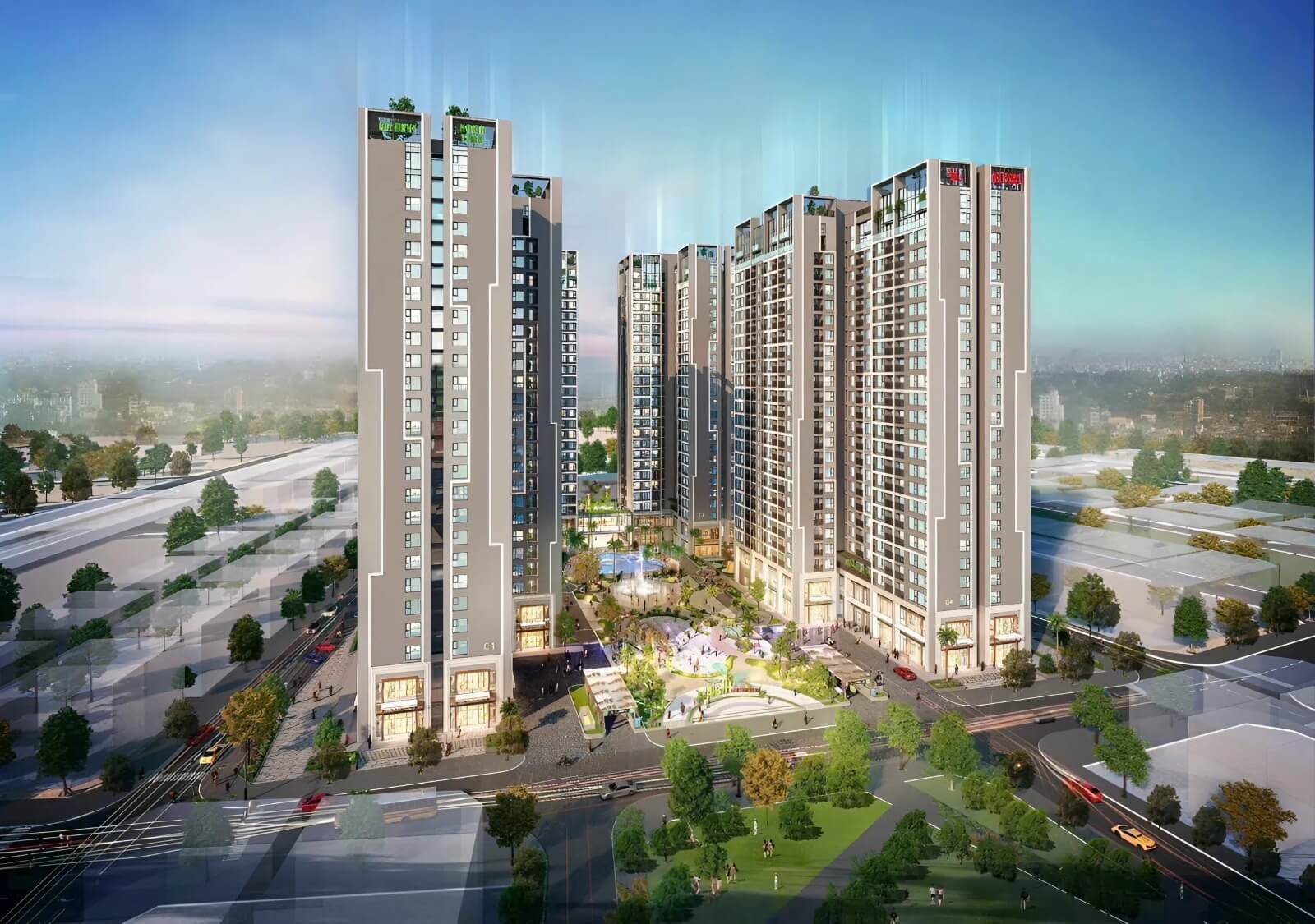 Phối cảnh dự án chung cư An Bình Homeland