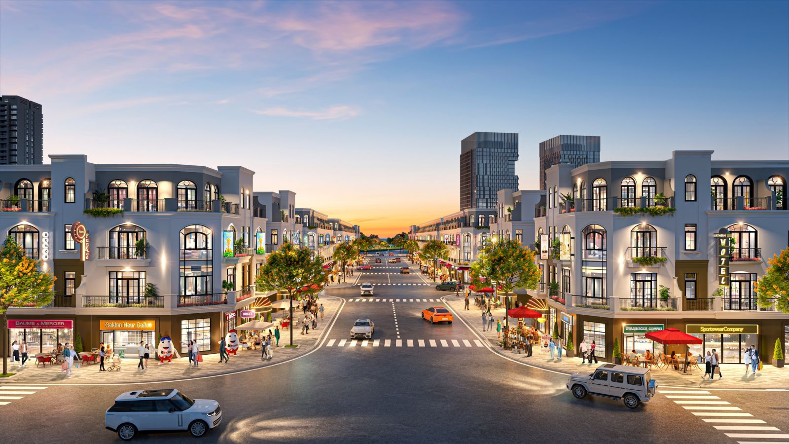 Thiết kế Shophouse tại dự án