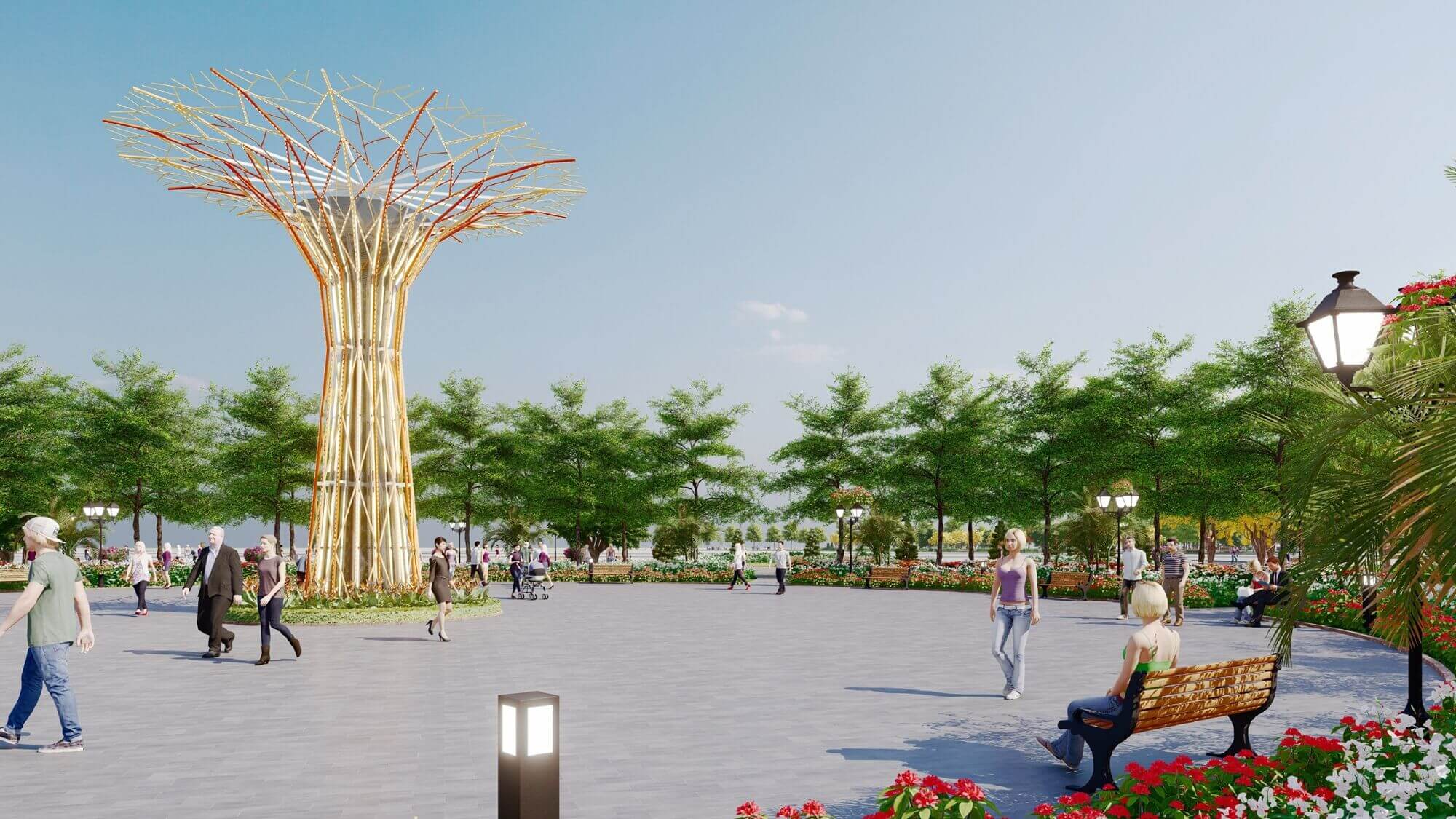 Không gian xanh dành cho cư dân