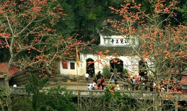 Khung cảnh chùa Giải Oan